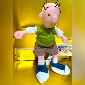 DISNEY STORE & DISNEY PARKS VTG 1990’s DOUG BEAN BAG PLUSH ATTACHED ORIGINAL TAG